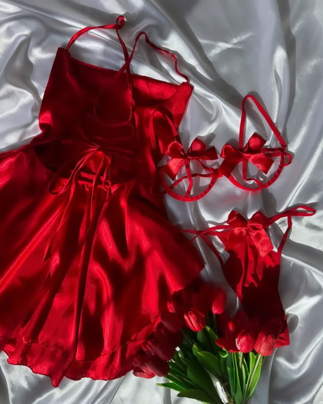 Robe princesse satin